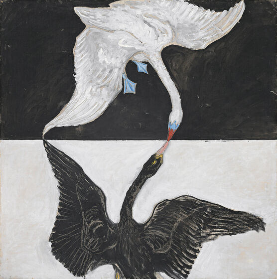 Hilma af Klint: The Swan, The SUW Series, Group IX: Part I No. 1